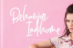 behavior indihome trending fonts - digital font