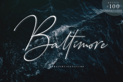 baltimore – 4 font family trending fonts - digital font