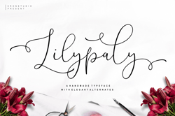 lilypaly – handlettering font trending fonts - digital font