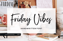 friday vibes trending fonts - digital font