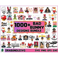 1000 bad bunny svg, el conejo malo svg, bundle layered svg bad bunny bundle, cartoon bunny svg instant download