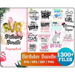 1300 happy birthday svg, birthday bundle, birthday svg, birthday party svg, birthday cake svg, birthday party svg, birth