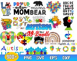 autism bundle svg, autism svg, autism awareness svg, autism mom svg, cut files, cricut