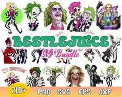 beetlejuice bundle svg, beetlejuice svg, horror movie svg, halloween horror svg, png dxf eps file