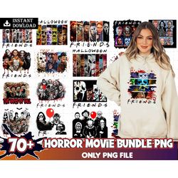 70 horror movies characters png, halloween sublimation designs png, halloween bundle png, horror movies instant download