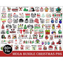 80 christmas png bundle, christmas png , holiday png , winter png , christmas sign png, christmas quotes, cut file, cric