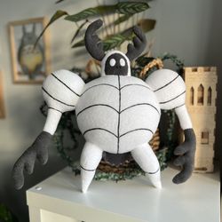 white defender hollow knight handmade plush plushie toy doll crafts