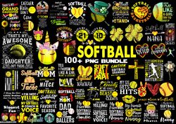 softball png sublimation design bundle, western softball digital clipart,  softball design png, sports png, dig