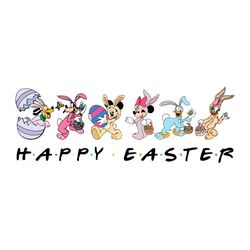 happy easter funny easter disney friend svg cutting files