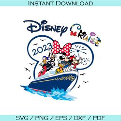 disney cruise family vacation 2023 svg graphic designs files
