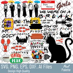 friends tv show svg bundle, friends tv show svg, friends tv show png, friends svg, friends show svg, friendship svg