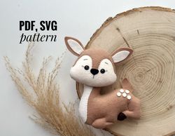 deer ornaments pattern deer patterns felt deer pattern pdf set christmas ornaments felt pattern