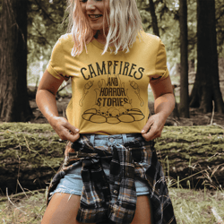 campfires & horror stories tee