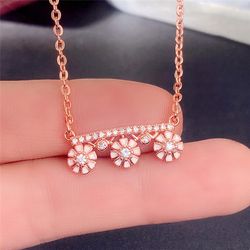 fairy flower pendant oil drip flower shaped necklace