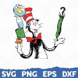 dr seuss svg, dr seuss cat in the hat, dr suess day, teacher life png, read across america, dr seuss day png, teacher