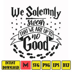 hrpt0002-we solemnly swear that we are up to no good svg, png, dxf, eps file hrpt0002