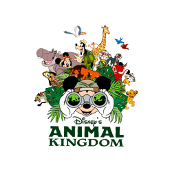 disney animal kingdom mickey and friends safari mode svg