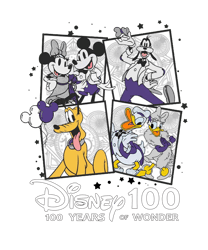 disney 100 years of wonder mickey and friend png sublimation