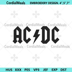 acda band logo embroidery design download file