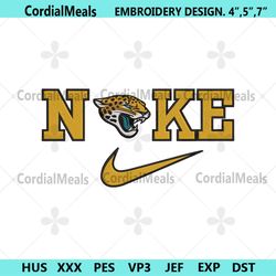 nike jacksonville jaguars swoosh embroidery design download