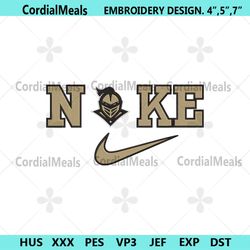 nike ucf knights logo ncaa embroidery design file