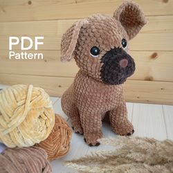 crochet dog pattern amigurumi realistic doggie puppy pdf tutorial
