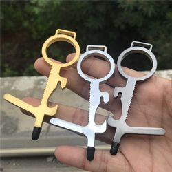 antimicrobial no-touch keychain tool - 2pk