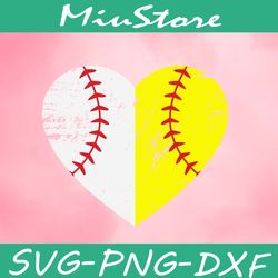 half softball half baseball svg, sport lover svg svg,png,dxf,clipart,cricut