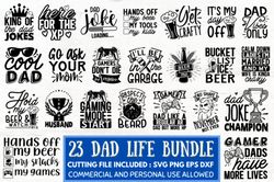 dad life svg bundle  svg ,  dxf ,  eps ,  png , digital downloads