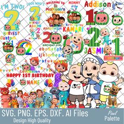 cocomelon bundle svg, cocomelon svg, cocomelon jj svg