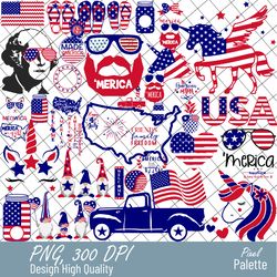 4th of july svg bundle, fourth of july svg, print file, july 4th sublimation design, patriotic svg, digital download