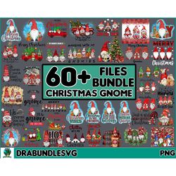 60 files christmas gnome png bundle, merry christmas png, christmas shirt png, funny christmas png, christmas tree png,