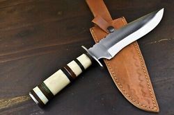 "stainle-steel-knife"hunting-knife-with sheath"fixed-blade-camping-knife, bowie-knife, handmade-knives, gifts-for-men"n