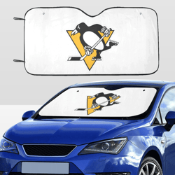 pittsburgh penguins car sunshade