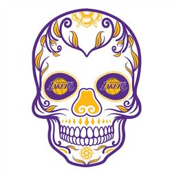 los angeles lakers skull svg, lakers skull svg