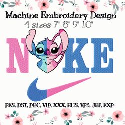 nike embroidery design stitch and angel in one