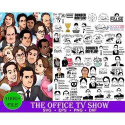 1000 the office svg, the office tv show svg, high quality designs, the office cut file for cricut, paper company svg, sc