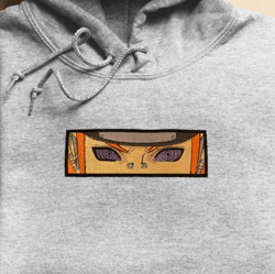 pain embroidered crewneck, naruto shippuden embroidered sweatshirt, inspired embroidered manga anime hood