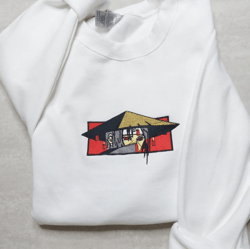 itachi embroidered crewneck, naruto shippuden embroidered sweatshirt, inspired embroidered manga anime hood