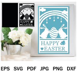 papercut holiday greeting card template, svg format