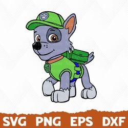 rocky svg, rocky paw patrol svg, paw patrol svg, dog patrol svg, patrol dog png, dog patrol logo, cartoon dog svg