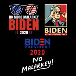 no malarkey joe biden 2020 bundle svg