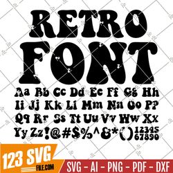 retro font svg, vintage letters svg, retro clipart, retro alphabet svg, vintage alphabet svg, vintage clipart, vintage f