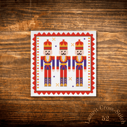 toy soldiers cross stitch pattern