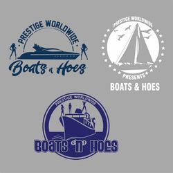 prestige worldwide boats & hoes step brothers bundle svg