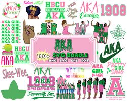 aka svg bundle, aka svg files for cricut, aka svg 1908, alpha kappa alpha sorority svg, aka svg pearls, aka svg with vin