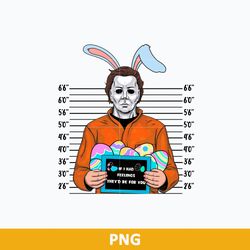 Easter Michael Myers Png, Easter Horror Png, Easter Killer Mugs hot Png, Easter Halloween Png