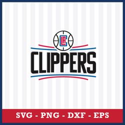 Los Angeles Clippers Svg, Los Angeles Clippers Logo Svg, Basketball Team Svg, NBA Svg, Sport Svg, Png Dxf Eps File