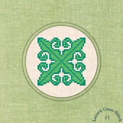 ornament cross stitch pattern