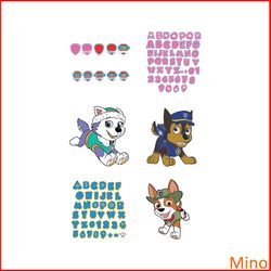 paw patrol bundle svg, kids svg, nick and you svg